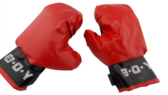 Kids Boxing Ball & Gloves