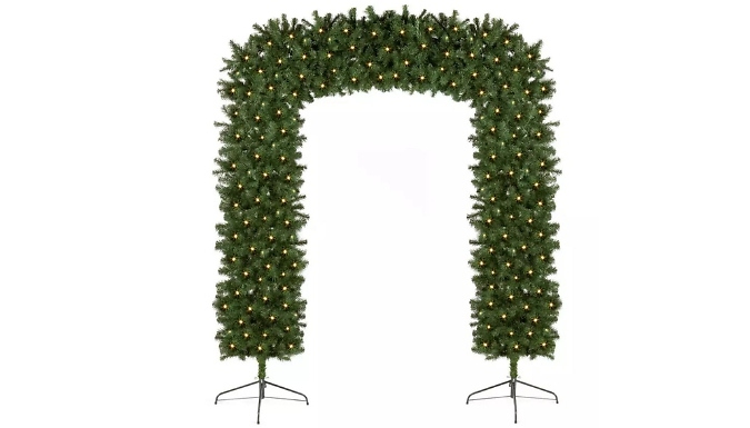 Pre-Lit LED Christmas Tree Arch - Single or Double!