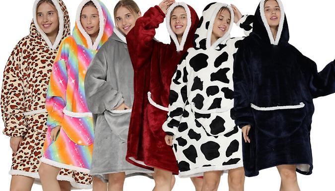 Adult Oversized Hoodie Blanket - 18 Styles