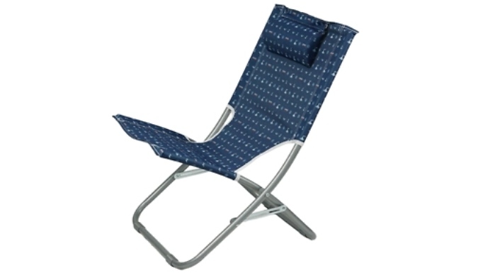 Blue Folding Beach Chair