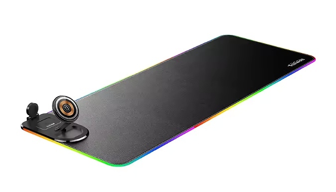 3-in-1 Wireless Charging Gaming Desk Mat - 2 Colours!