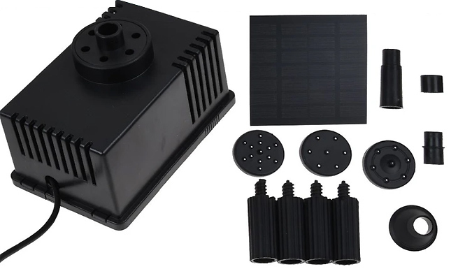 Garden Water Fountain Pump with Solar Panel Garden Water Fountain Pump with Solar Panel