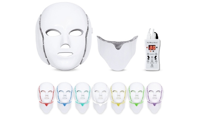 7-in-1 LED Colour Face and Neck Mask