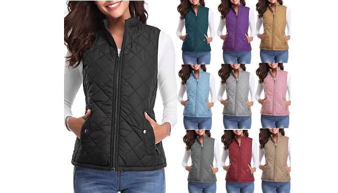 Lightweight Zip Padded Gilet - 10 Colours, 4 Sizes