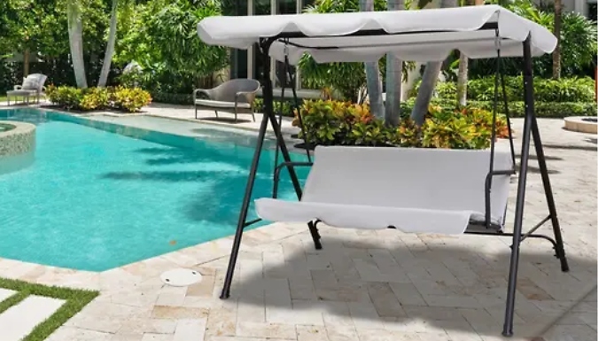 Alivio 3-Seater Swing Chair with Canopy!