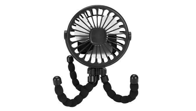 Rechargeable Handheld Octopus Fan - 3 Colours!