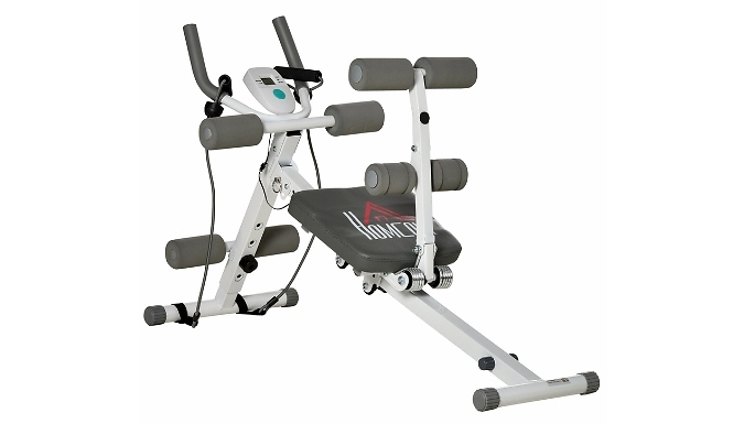 HOMCOM Home Gym Multi-Functional Ab Trainer Bench