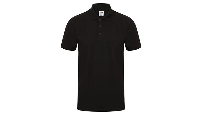 3-Pack Unisex Fruit Of The Loom Polo Shirts - 13 Colours!
