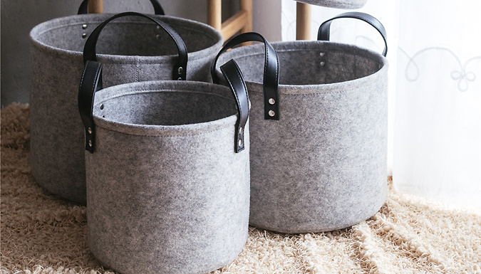 Toy Storage Bucket - 3 Sizes