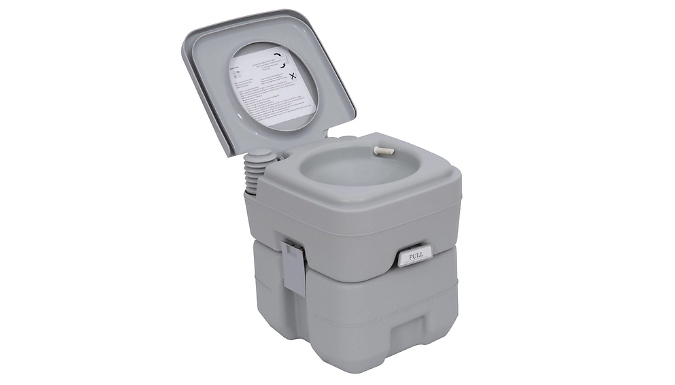 Outsunny 20L Portable Travel Toilet