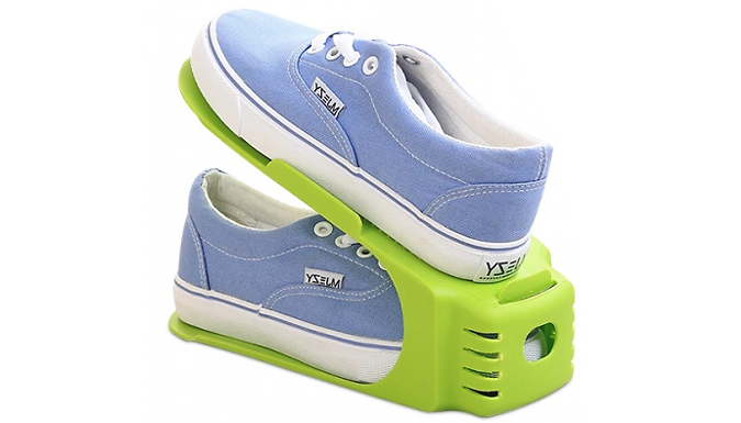 Pair of Space-Saving Shoe Organisers - 4 Colours