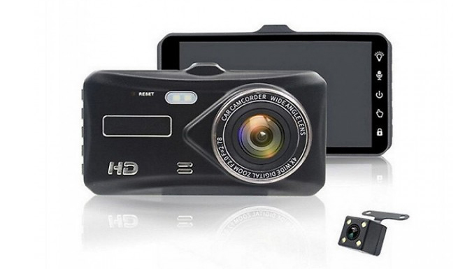 ZoomDrive 4-Inch HD Touch-Screen Dash Camera