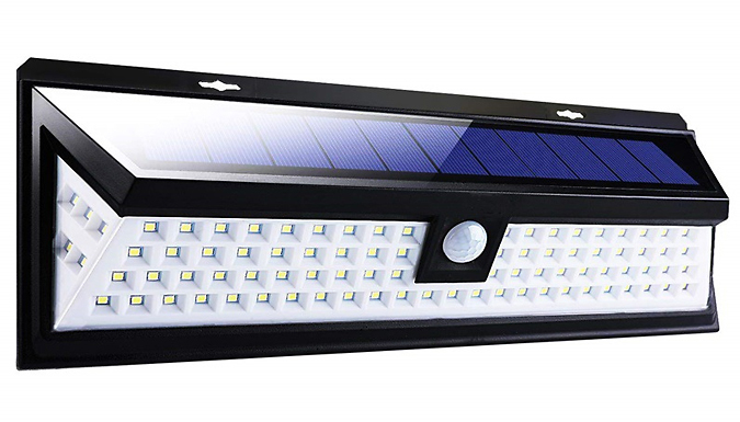 1 or 2 Solar-Powered 118-Bright LED Lights