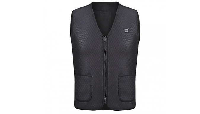 Adjustable Temperature Heated Unisex Gilet Vest - 6 Sizes