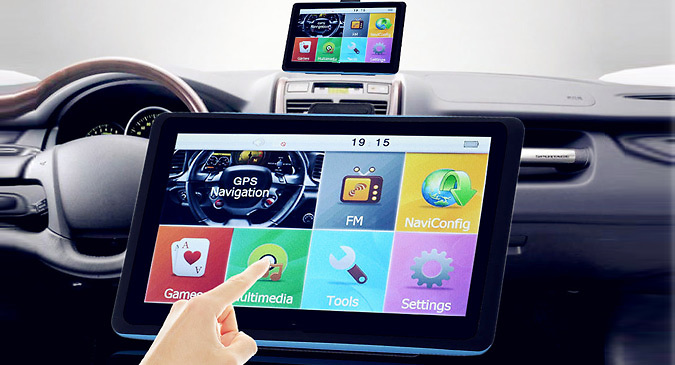 Multi-Function HD Touch Screen GPS Car Navigator - 128GB RAM & 8GB HD