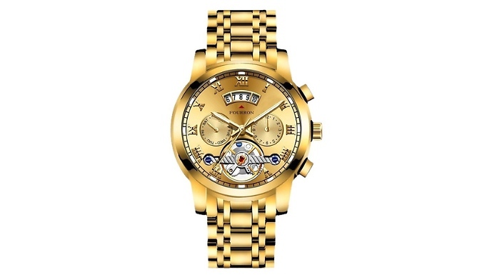 Men's Stainless Steel Quartz Watch - 8 Designs