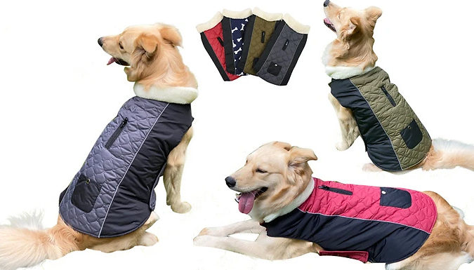 Miyu Trading Reversible Waterproof Dog Coat - 3 Colours & 7 Sizes