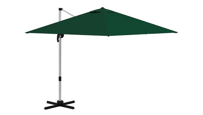 Outsunny Square Cantilever Garden Parasol