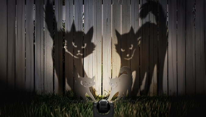 3-Piece Metal Shadow Halloween Decoration Set - 6 Designs