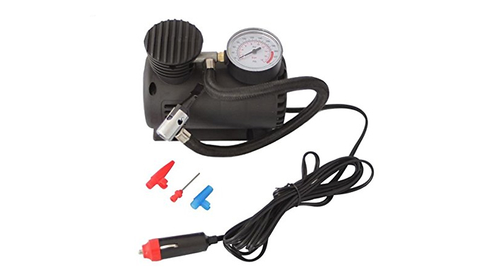 Go Groopie MSKA Solutions Ltd Dunlop 12V Travel Air Compressor Pump