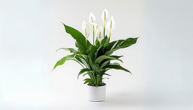 Peace Lily Spathiphyllum Sweet Silver