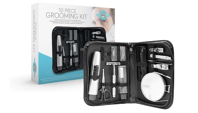 Men’s 10-Piece Grooming Kit