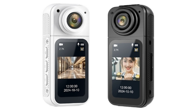 180-Degree-Rotating HD Mini Recorder - 2 Colours!
