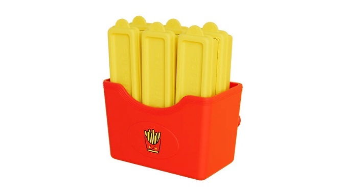 French Fry-Shaped Silicone Ice Cube Mould