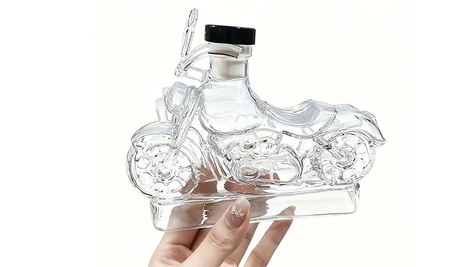 Motorcycle-Shaped Whiskey Decanter