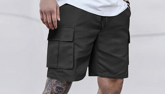3-Pack Men's Cargo Shorts - 10 Colour Combinations & 8 Sizes