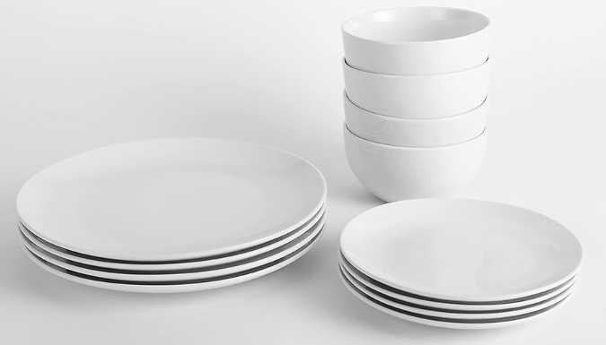 12-Piece Porcelain Dinnerware Set