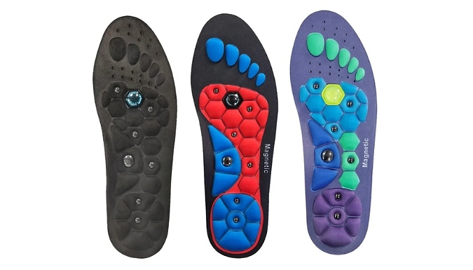 Magnetic Therapy Shoe Insoles - 3 Colours & Sizes