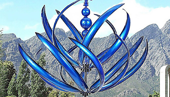 1, 2 or 3 Rotating Metal Garden Wind Spinners