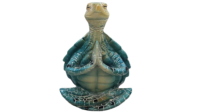 Sea Turtle Meditation Yoga Garden Statue