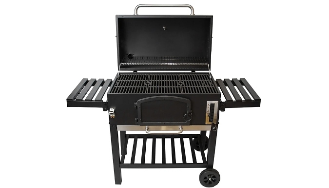 XXL BBQ Smoker - FREE Rain Cover & Wire Brush!