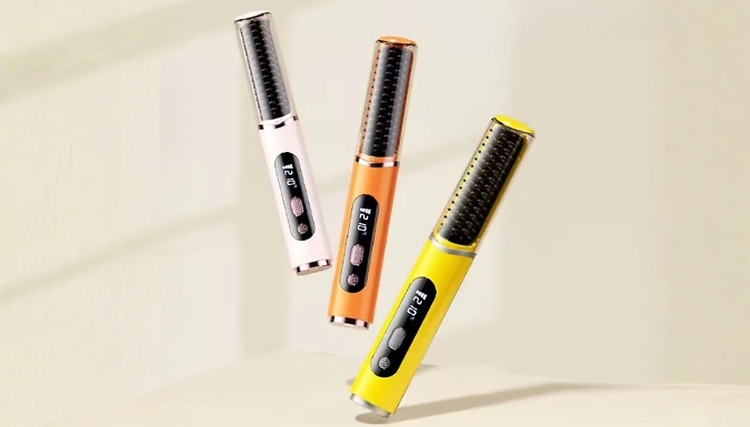 Wireless Mini Hair Straightening Bush - 3 Colours