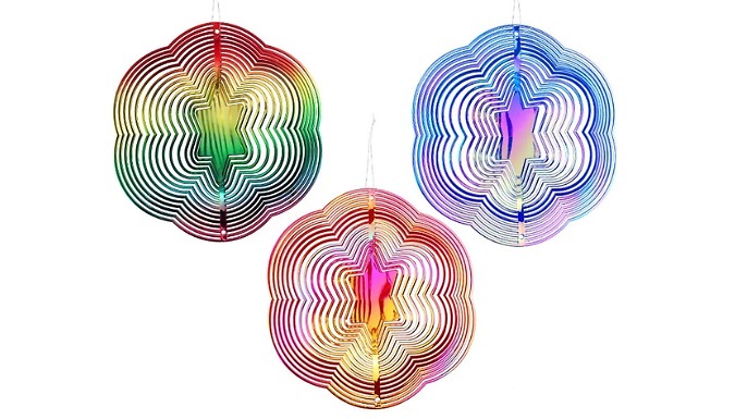 5-Pack of Bird-Repellent Wind Spinners- 4 Colours!