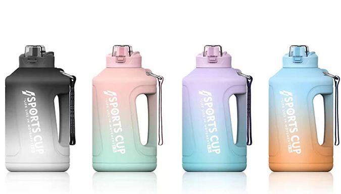 Sports Water Bottle - 4 Colours, 2 Sizes