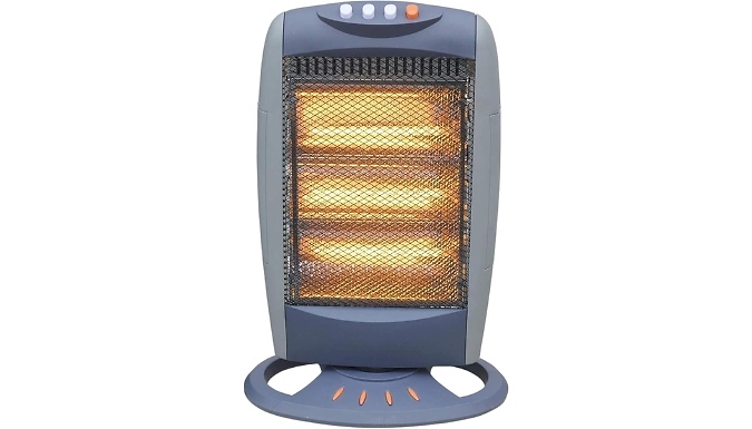 1200W Halogen Heater with Replaceable Bulbs!