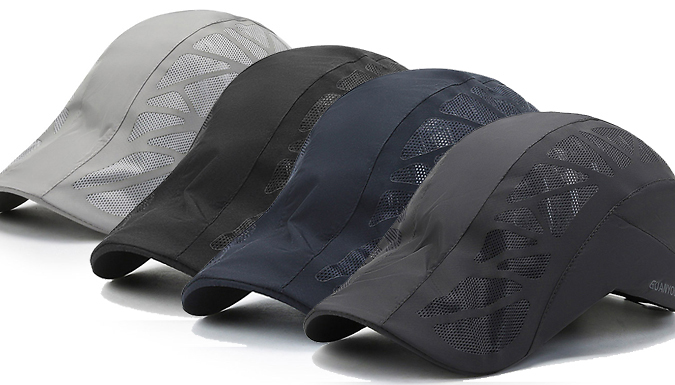 Breathable Adjustable Peaked Cap - 4 Colours