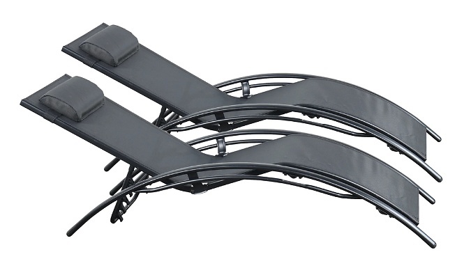 2-Pack Bali Sun Loungers