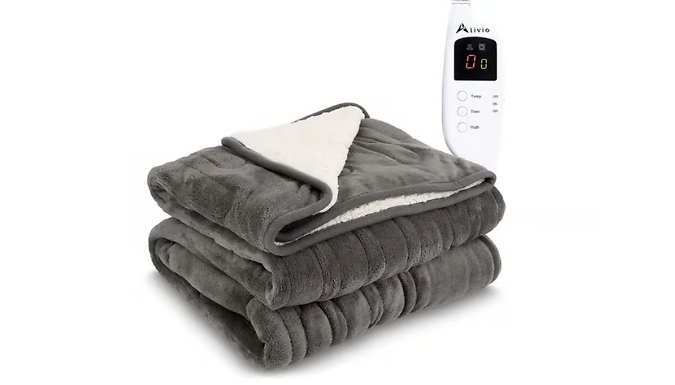 Electric Sherpa Heated Blanket - With Digital Controller!