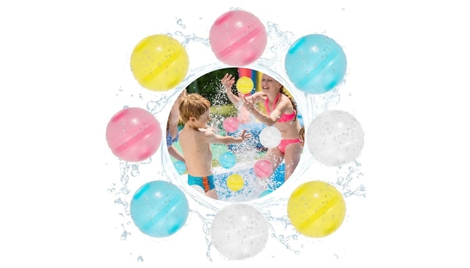 Reusable Quick-Fill Self-Sealing Water Balloons! - 6 to 30 Pack!
