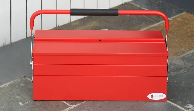DURHAND Steel 5-Tray Portable Tool Box