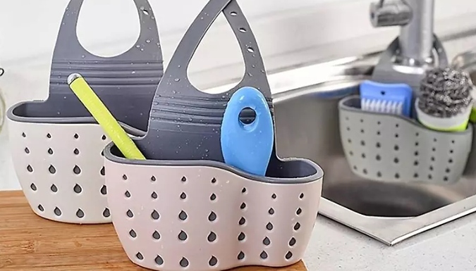 Space-Saving Sink Sponge Organiser - 3 Colours