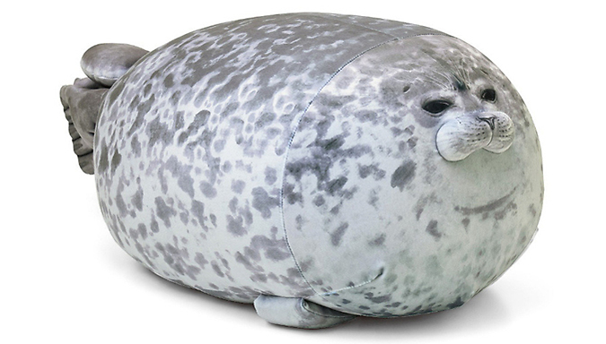 Chubby Seal Pillow Plush - 4 Sizes