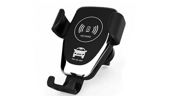 QI-Compatible Wireless Phone Car Charging Mount