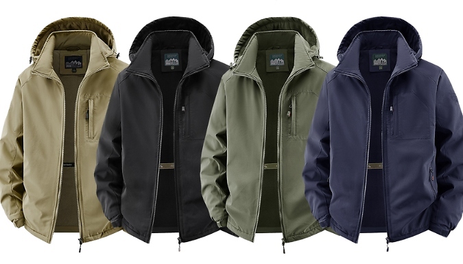 Detachable Hood Winter Coat - 4 Colours & 10 Sizes