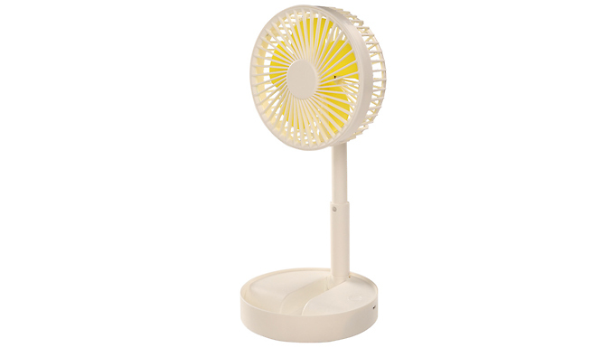 USB Rechargeable Foldable Fan - 4 Colours