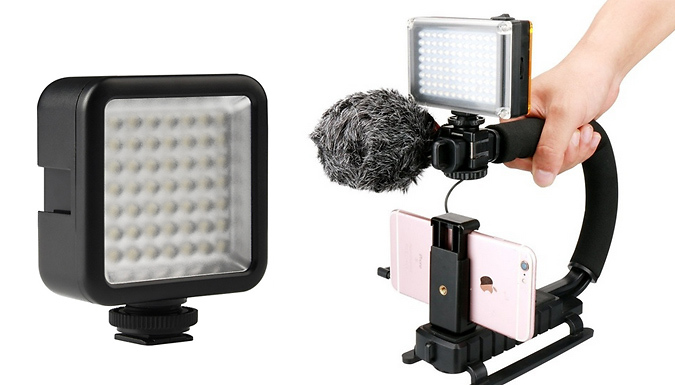 Vlogger/Youtuber Starter Kit - Light, Stabliser, Mic or All 3!